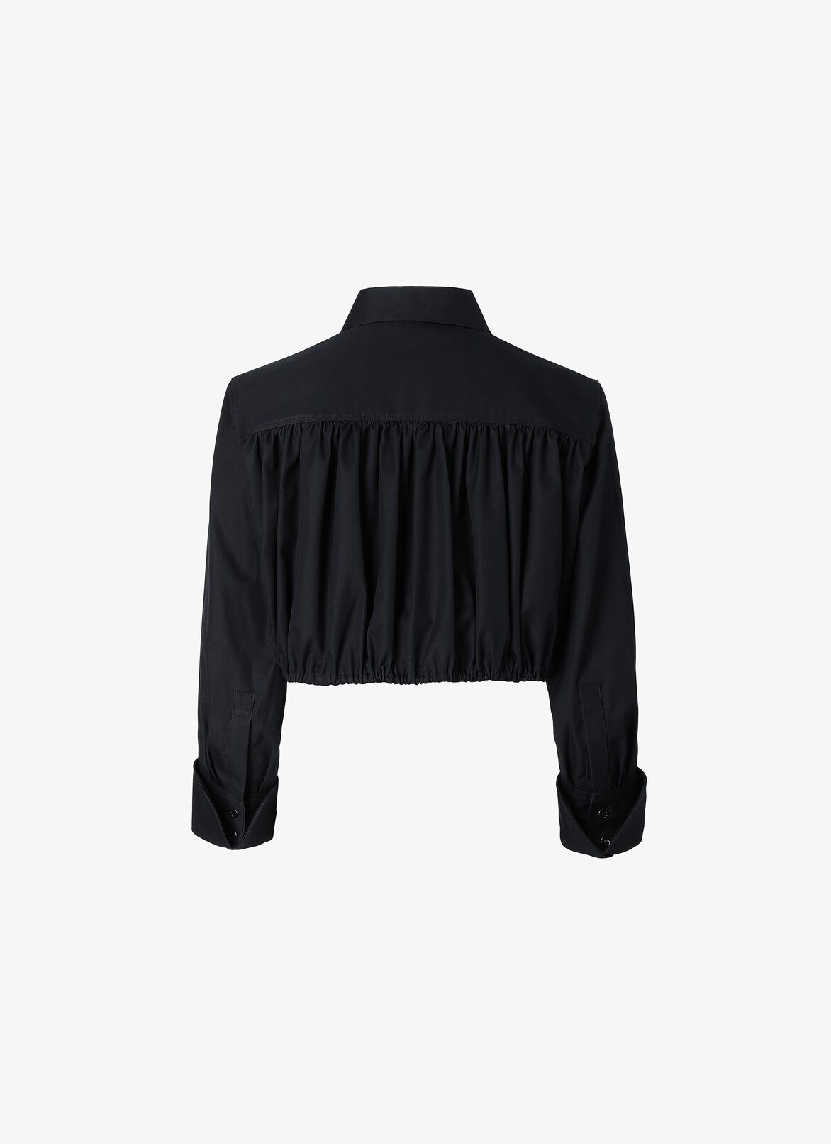 SHIRT GABARDINE DE COTON BLACK ALAÏA BLACK  SHIRT GABARDINE DE COTON BLACK